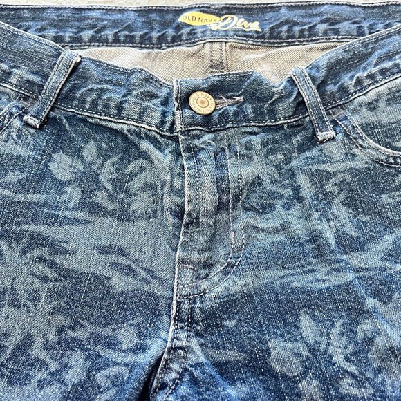 OLD NAVY THE DIVA Blue Denim Jean Shorts Size 6 - Picture 4 of 6